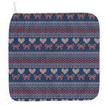 Valentine's Day Knitted Pattern Print Hand Towel