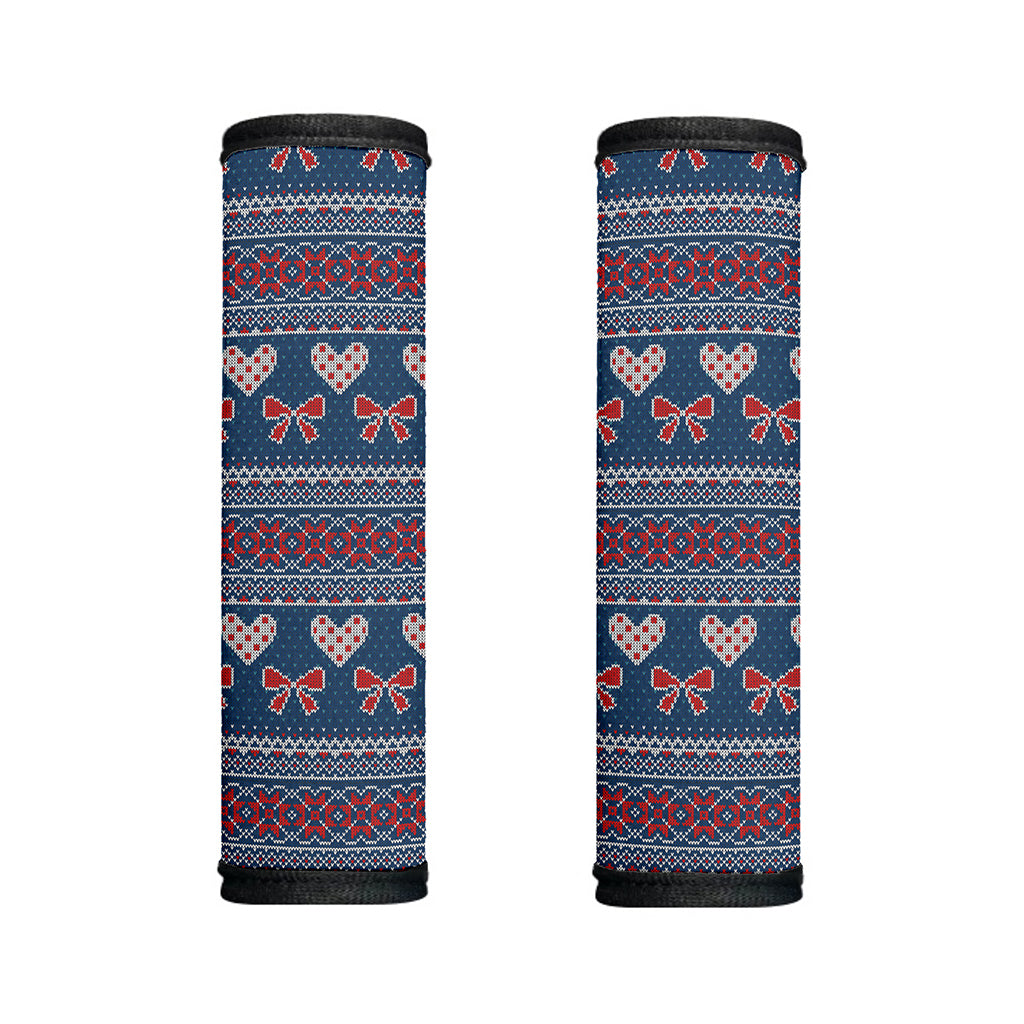 Valentine's Day Knitted Pattern Print Handle Covers