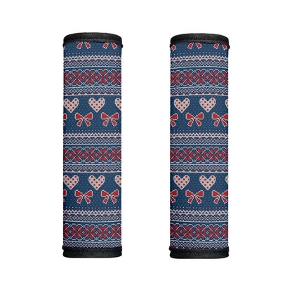 Valentine's Day Knitted Pattern Print Handle Covers