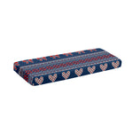 Valentine's Day Knitted Pattern Print Piano Keyboard Cover