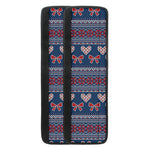 Valentine's Day Knitted Pattern Print Refrigerator Handle Covers