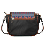 Valentine's Day Knitted Pattern Print Saddle Bag