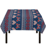 Valentine's Day Knitted Pattern Print Tablecloth