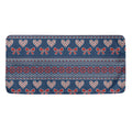 Valentine's Day Knitted Pattern Print Towel