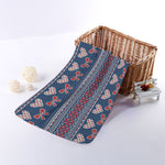 Valentine's Day Knitted Pattern Print Towel