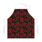 Valentine's Day Rose Pattern Print Adjustable Apron