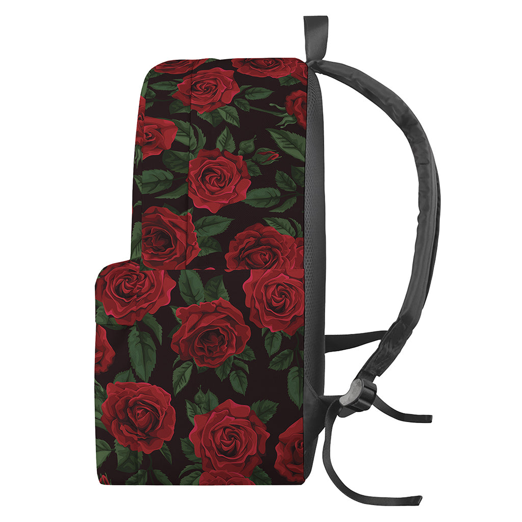 Valentine's Day Rose Pattern Print Backpack