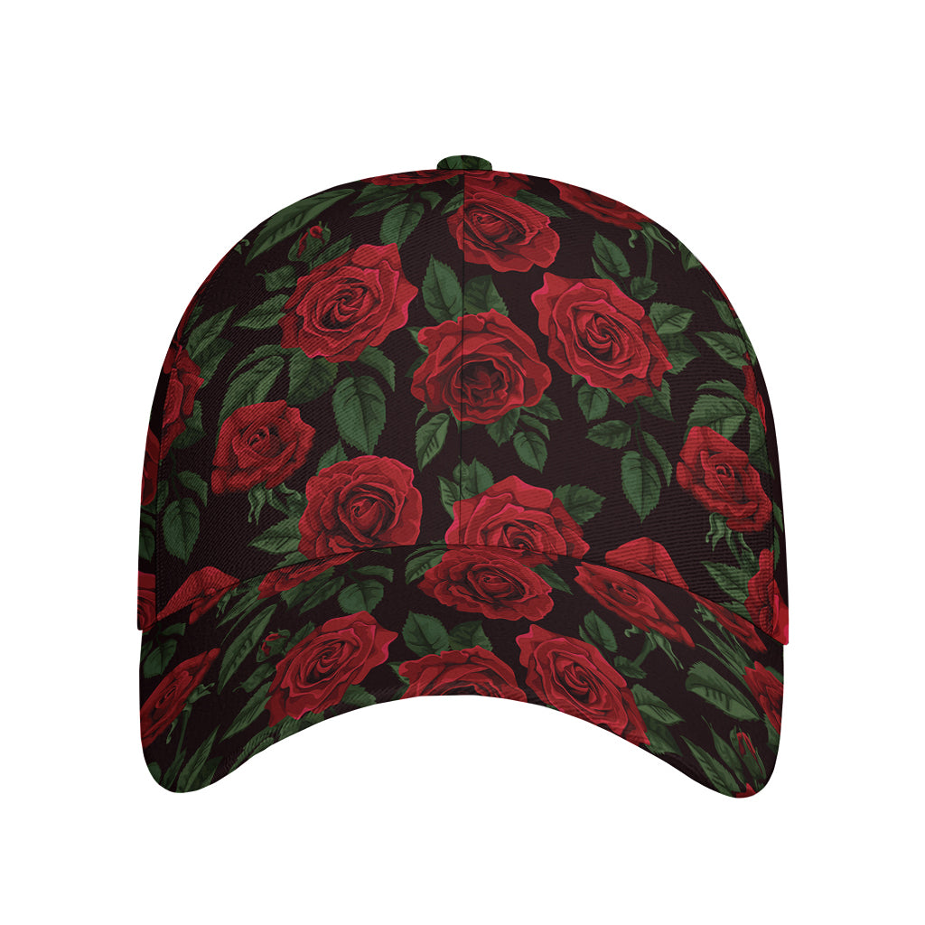 Valentine's Day Rose Pattern Print Baseball Cap
