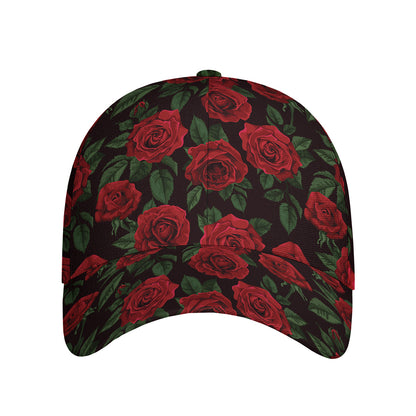 Valentine's Day Rose Pattern Print Baseball Cap