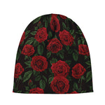 Valentine's Day Rose Pattern Print Beanie