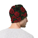 Valentine's Day Rose Pattern Print Beanie
