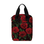 Valentine's Day Rose Pattern Print Bible Tote Bag