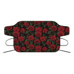 Valentine's Day Rose Pattern Print Car Windshield Snow Cover