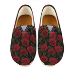 Valentine's Day Rose Pattern Print Casual Shoes