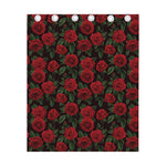 Valentine's Day Rose Pattern Print Curtain
