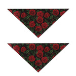 Valentine's Day Rose Pattern Print Dog Bandana
