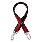 Valentine's Day Rose Pattern Print Dog Seat Belt