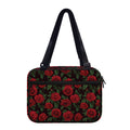 Valentine's Day Rose Pattern Print Double Strap Bible Bag