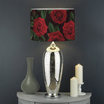 Valentine's Day Rose Pattern Print Drum Lamp Shade