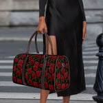 Valentine's Day Rose Pattern Print Duffle Bag