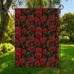 Valentine's Day Rose Pattern Print Garden Flag