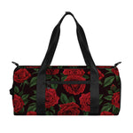 Valentine's Day Rose Pattern Print Gym Bag