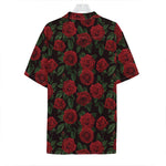 Valentine's Day Rose Pattern Print Hawaiian Shirt