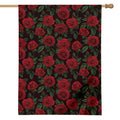 Valentine's Day Rose Pattern Print House Flag