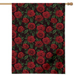 Valentine's Day Rose Pattern Print House Flag