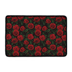 Valentine's Day Rose Pattern Print Kitchen Mat