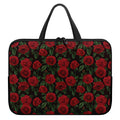 Valentine's Day Rose Pattern Print Laptop Sleeve With Handle