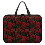 Valentine's Day Rose Pattern Print Laptop Sleeve With Handle
