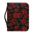 Valentine's Day Rose Pattern Print Leather Bible Cover