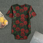 Valentine's Day Rose Pattern Print Men's Bodysuit