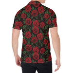 Valentine's Day Rose Pattern Print Men's Shirt