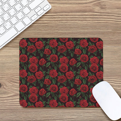 Valentine's Day Rose Pattern Print Mouse Pad
