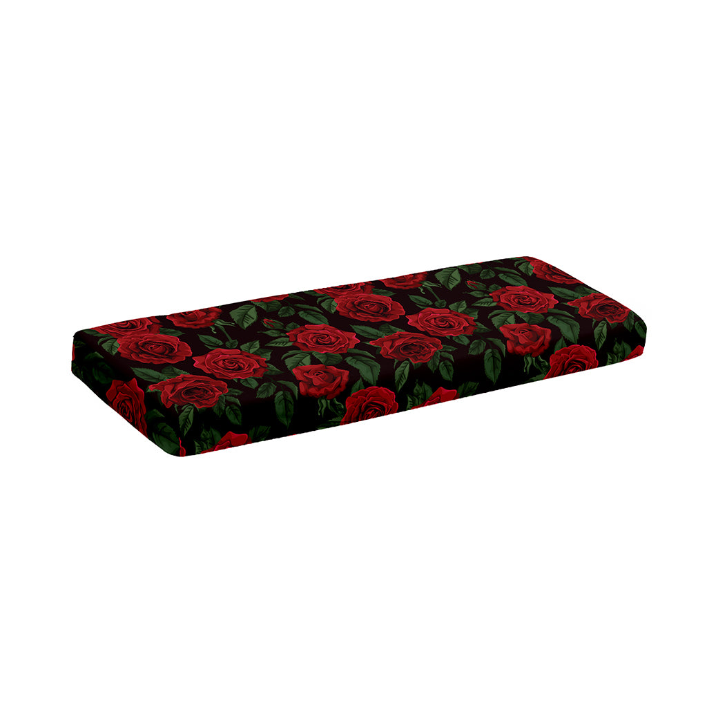 Valentine's Day Rose Pattern Print Piano Keyboard Cover