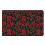 Valentine's Day Rose Pattern Print Polyester Doormat
