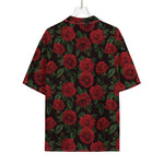 Valentine's Day Rose Pattern Print Rayon Hawaiian Shirt