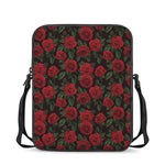 Valentine's Day Rose Pattern Print Rectangular Crossbody Bag