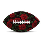Valentine's Day Rose Pattern Print Rugby Ball