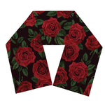 Valentine's Day Rose Pattern Print Scarf
