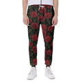 Valentine's Day Rose Pattern Print Joggers