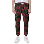 Valentine's Day Rose Pattern Print Scuba Joggers