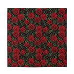 Valentine's Day Rose Pattern Print Silk Bandana