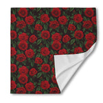 Valentine's Day Rose Pattern Print Silk Bandana