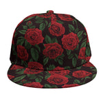 Valentine's Day Rose Pattern Print Snapback Cap