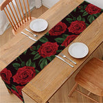 Valentine's Day Rose Pattern Print Table Runner