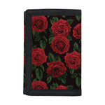 Valentine's Day Rose Pattern Print Trifold Wallet