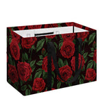 Valentine's Day Rose Pattern Print Utility Tote Bag